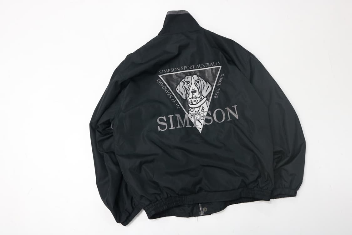 SIMPSON 심슨 스포츠 오스트레일리아 빈티지 하운드 자수 블루종 L 상품이미지2