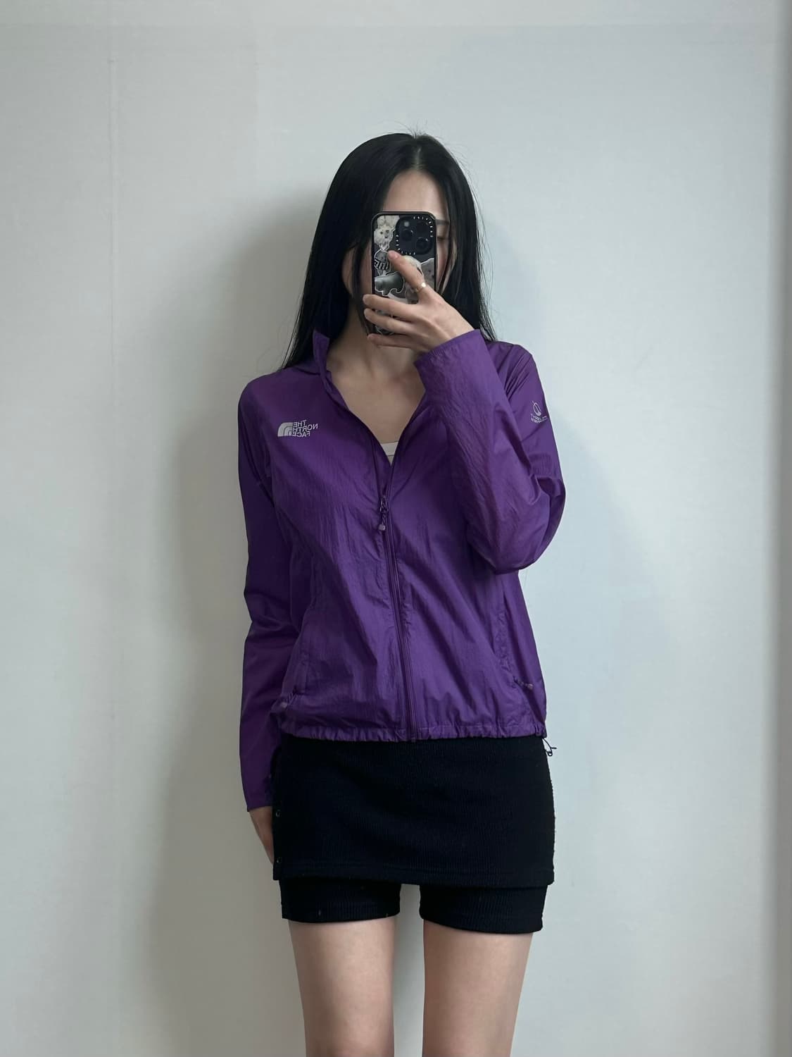 노스페이스 써밋시리즈 퍼플 경량 윈드 바람막이 자켓 상품이미지1