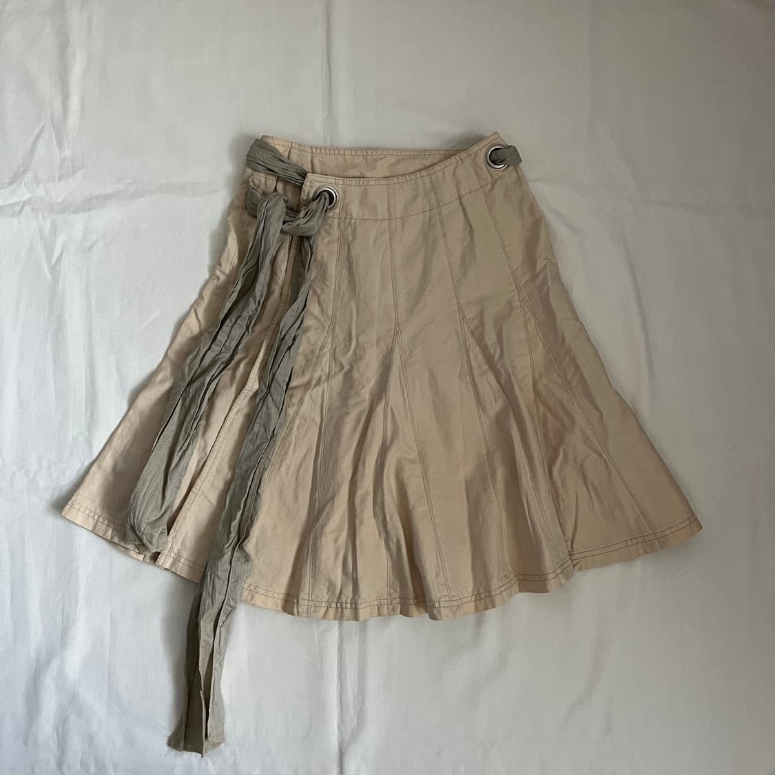 vintage eyelet wrap mermaid skirt 상품이미지2