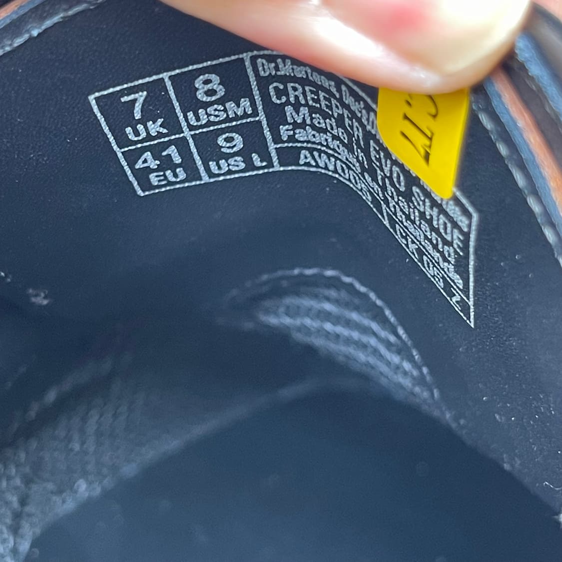 [7UK] 닥터마틴 에보 아날린 크리퍼 머스타드 상품이미지8