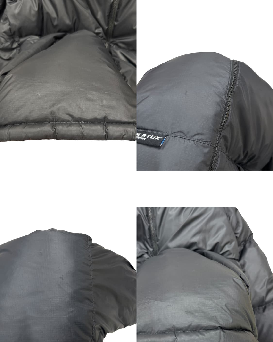 디스이즈네버댓 퍼텍스 리사이클 다운 후드 패딩 자켓 블랙 M 상품이미지10