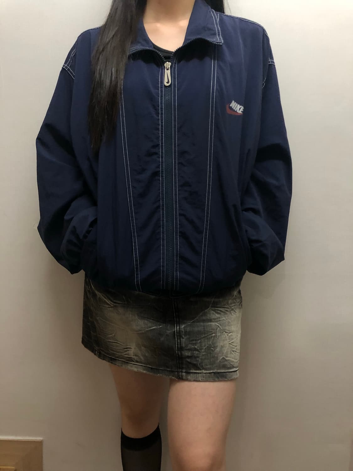 빈티지 나이키 네이비 바람막이 상품이미지2