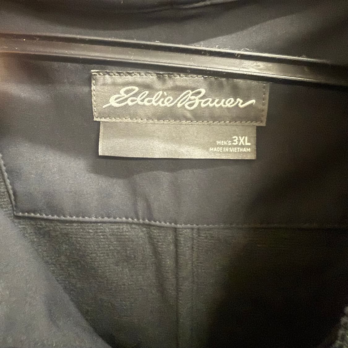 에디바우어 블랙 후드 코트 (3XL) 상품이미지2