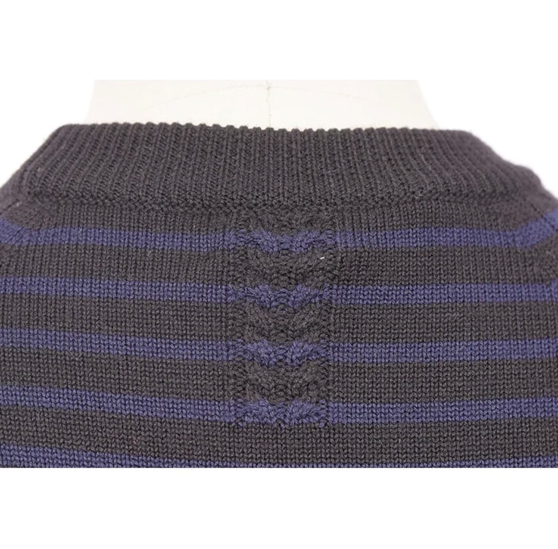 (NFS) 생로랑 16시즌 블루 스트라이프 니트 by. 에디슬리먼 상품이미지3