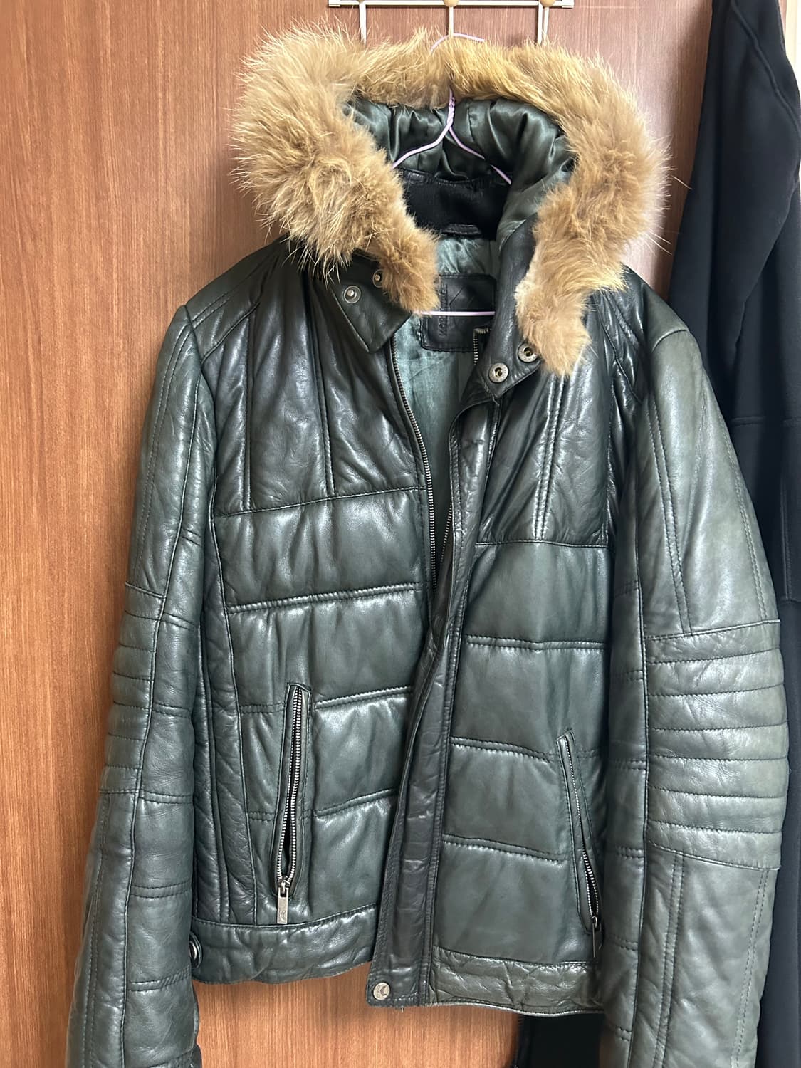 퍼 레더 자켓 상품이미지2