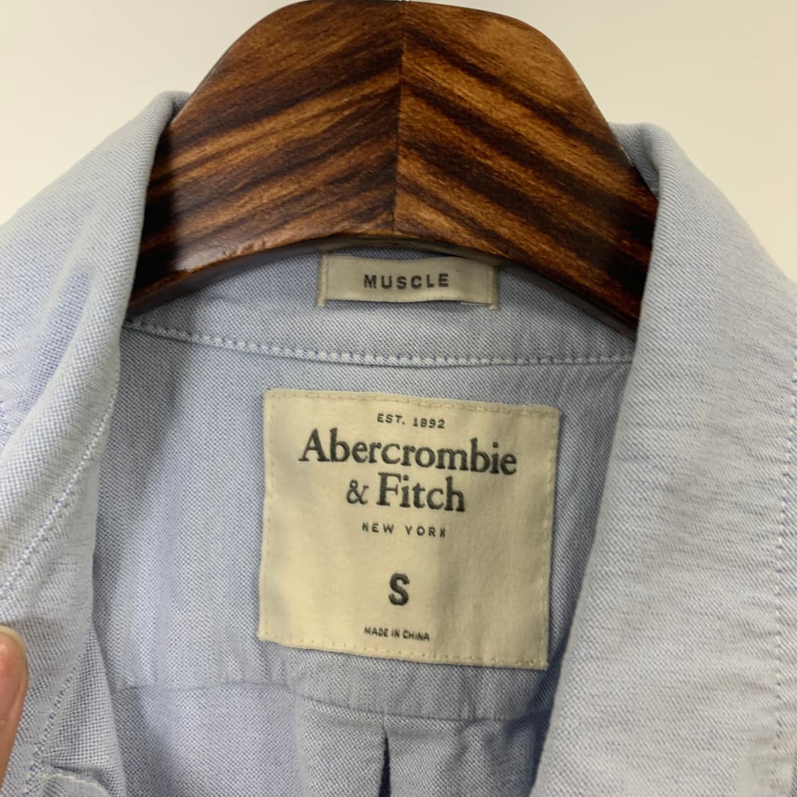 아베크롬비 산양로고 포켓 옥스포드 셔츠 상품이미지6