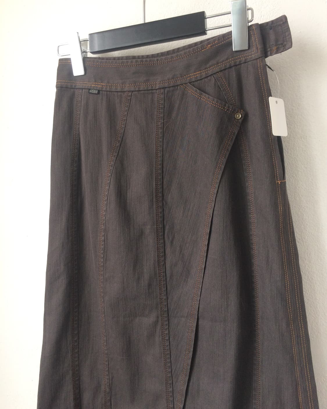 Line detail point long skirt 상품이미지3