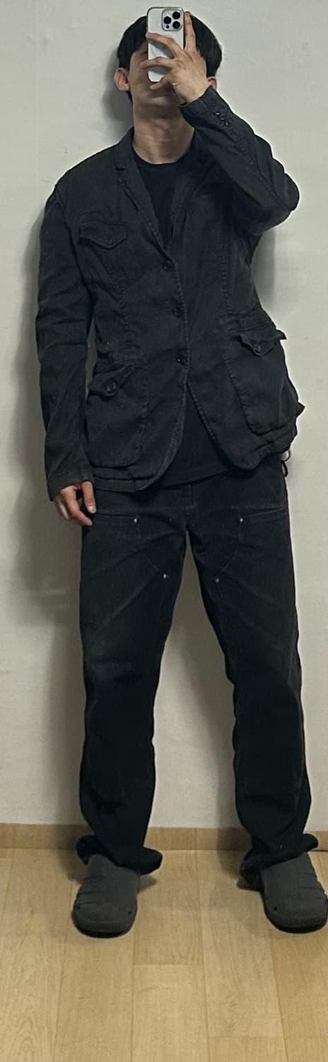 시리즈 가먼트다잉 린넨 블레이저 상품이미지5