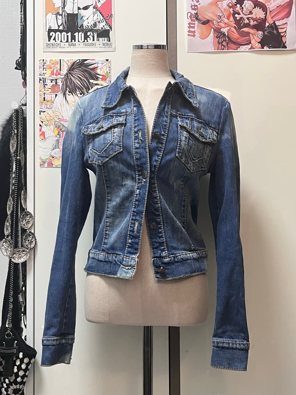 serfontaine 아메리칸 빈티지 청자켓 상품이미지1