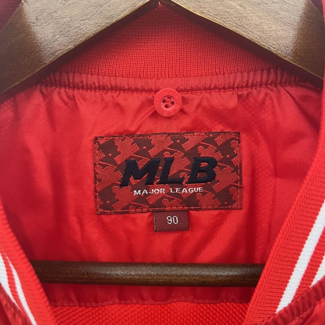 MLB 보스턴 레드삭스 Y2K 레트로 새틴 바시티자켓 C09904 상품이미지5