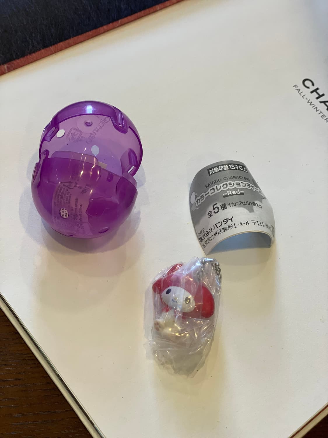 산리오 마이멜로디 미니 레드 키링 상품이미지2