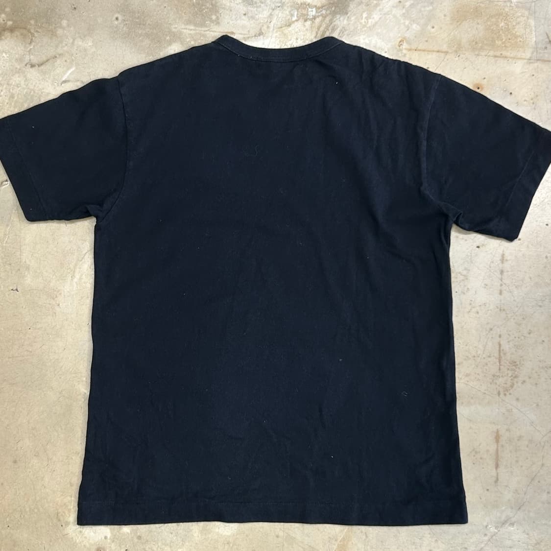 🫶🏻 꼼데가르송 더블 하트 와펜 Black 반팔티 🫶🏻 상품이미지3
