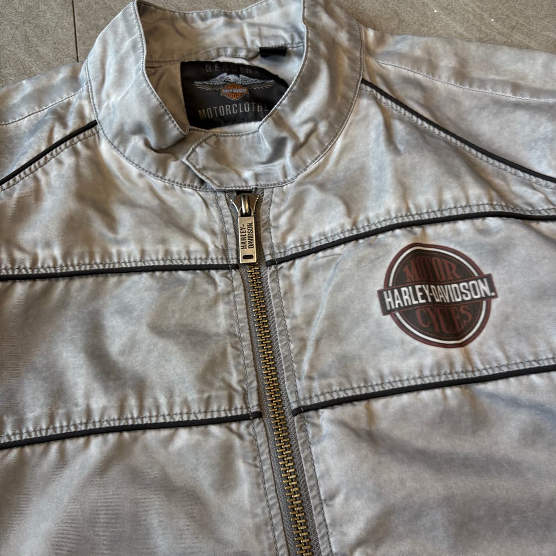 할리데이비슨 그레이 바람막이 자켓 상품이미지6