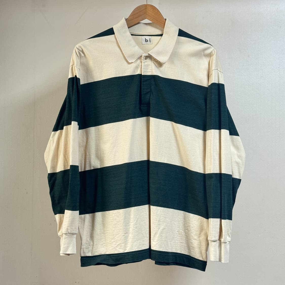 (2) blurhms 블람스 럭비 티셔츠 상품이미지1