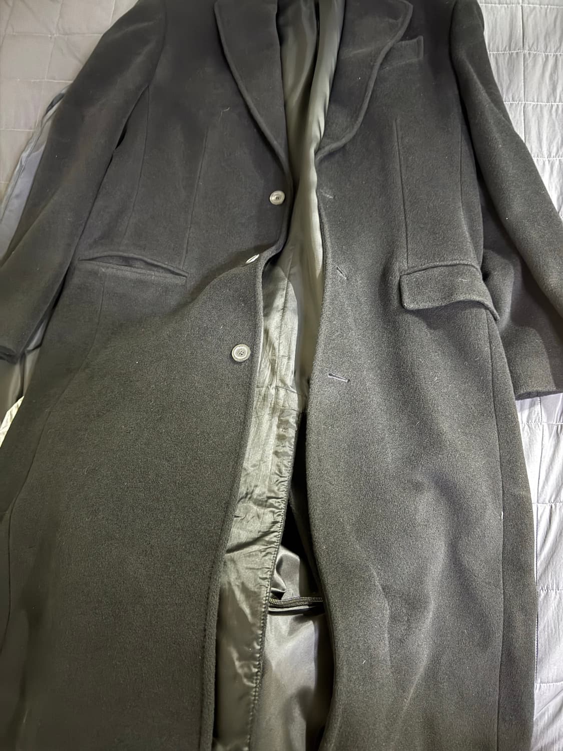 [2] 발렌시아가 스케이터 테일러드 코트 블랙 상품이미지3