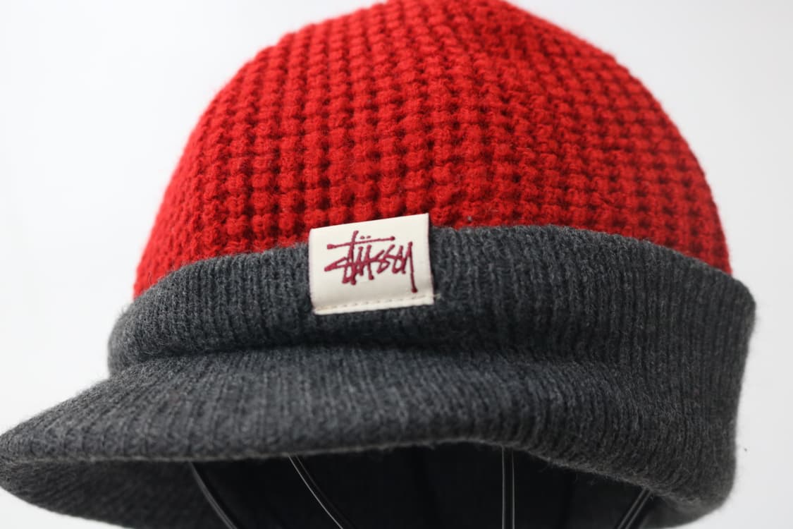 올드 스투시 90s 미국 생산 와플 비저니 비니 상품이미지4