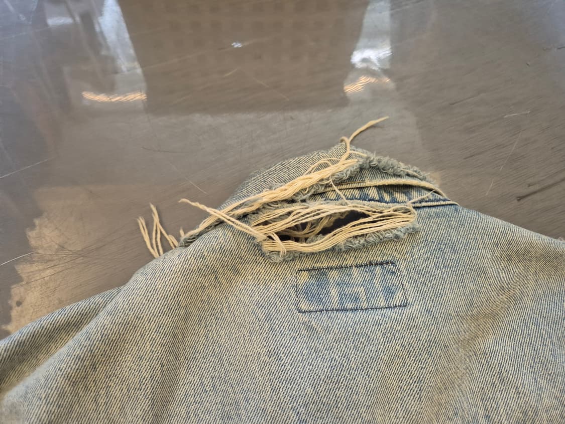 데님앤서플라이 디스트레스드 데님 자켓 상품이미지7