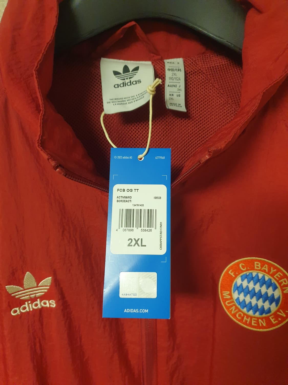 아디다스 뮌헨 트랙탑 2XL 새상품 상품이미지10