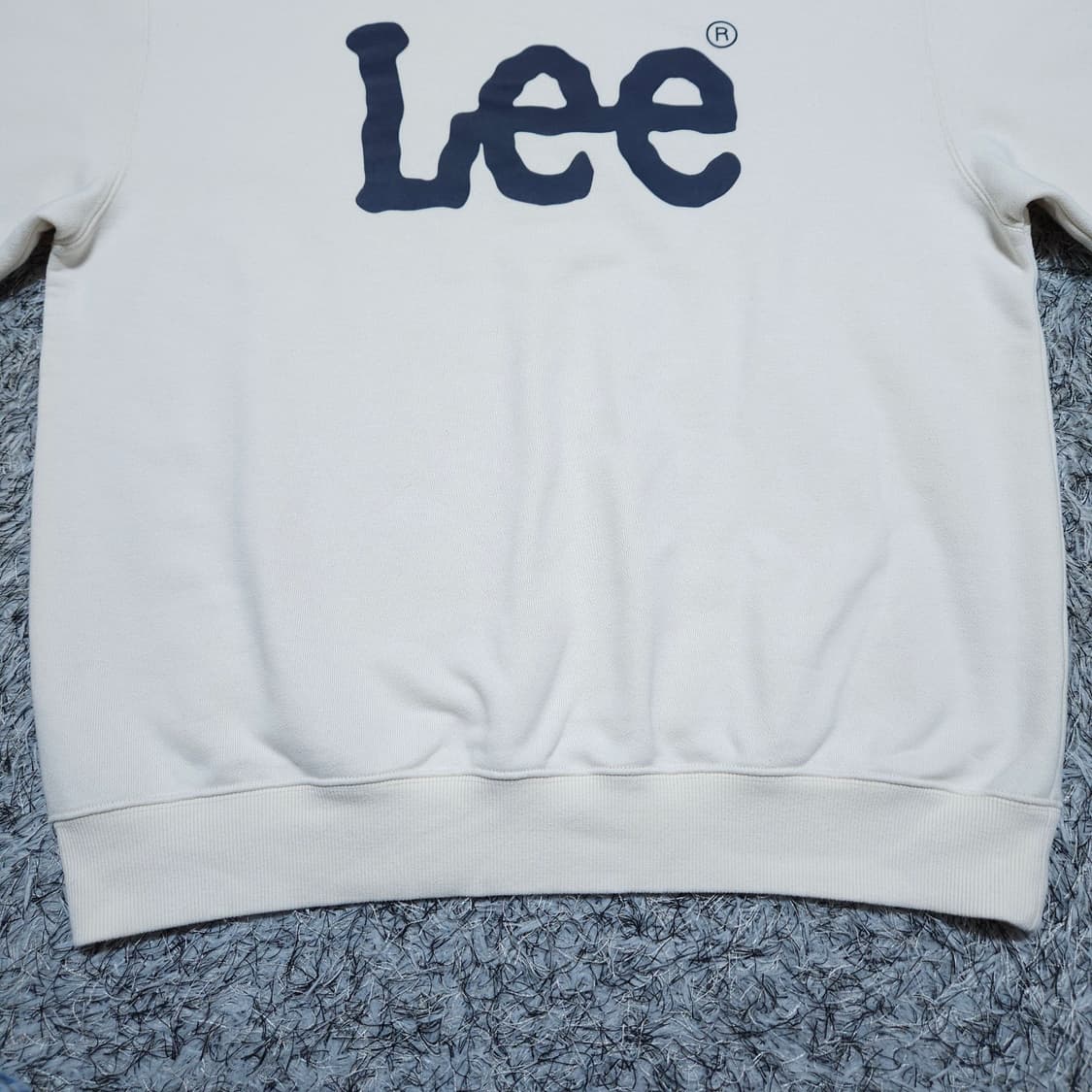 Lee) M 남자 아이보리 맨투맨티셔츠 / 왕눈이샵 상품이미지4