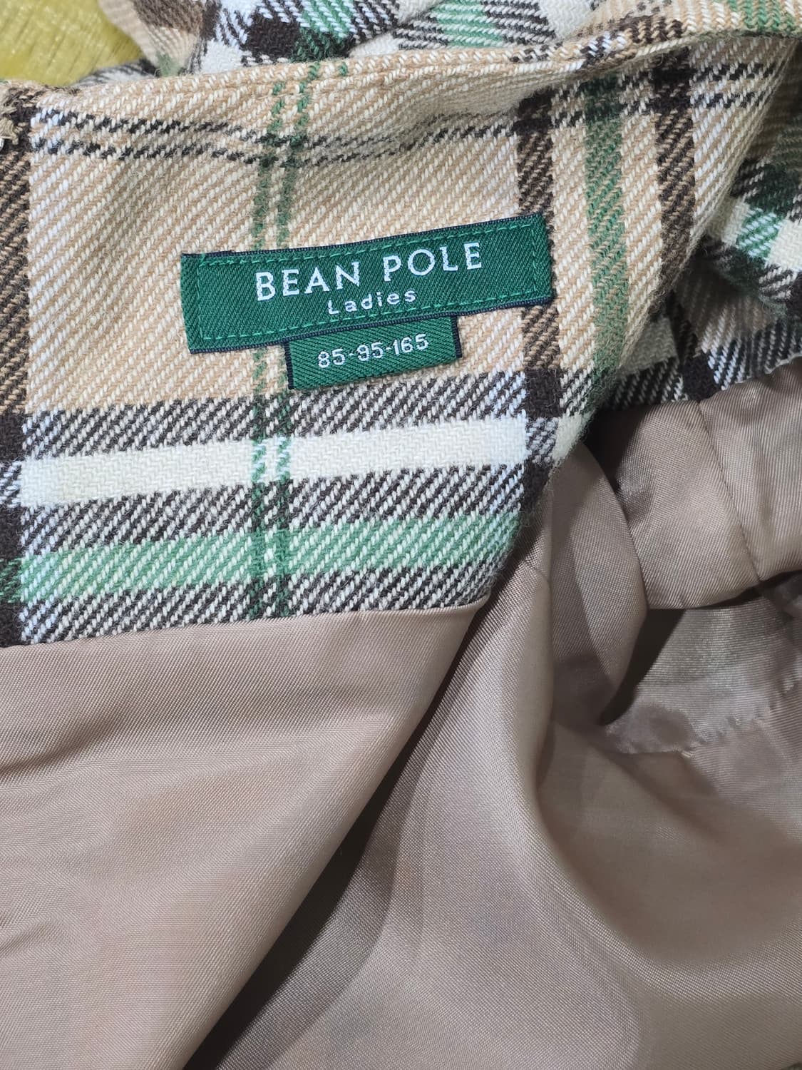 빈폴 체크 원피스 85-95-165 (55)  상품이미지7