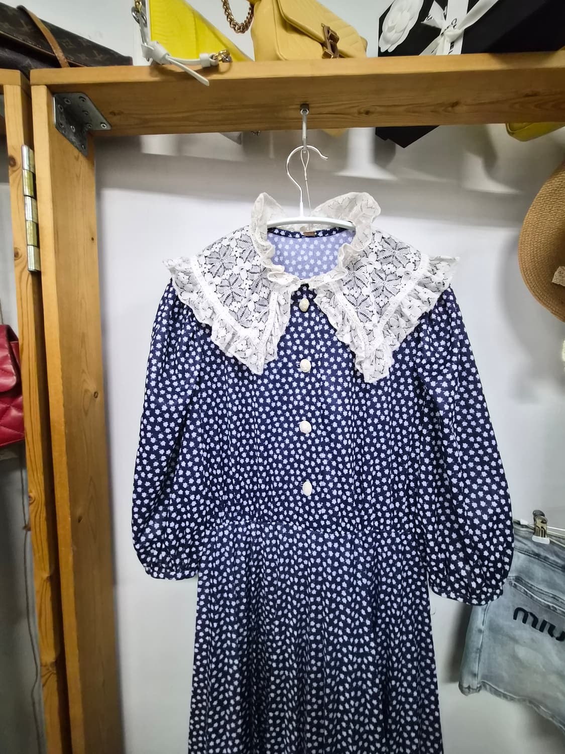 프리피플 레이스 카라 벌룬원피스 상품이미지2