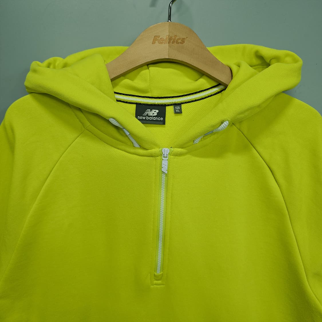 뉴발란스 반집업 반팔 후드 XL 상품이미지3