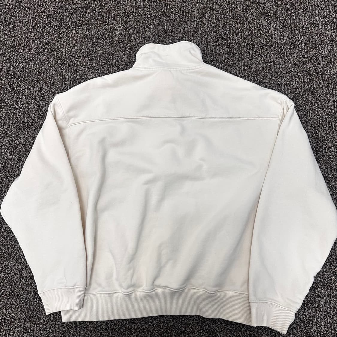 PREVAIL 프리베일 여성 반집업 맨투맨 아이보리 S 상품이미지5