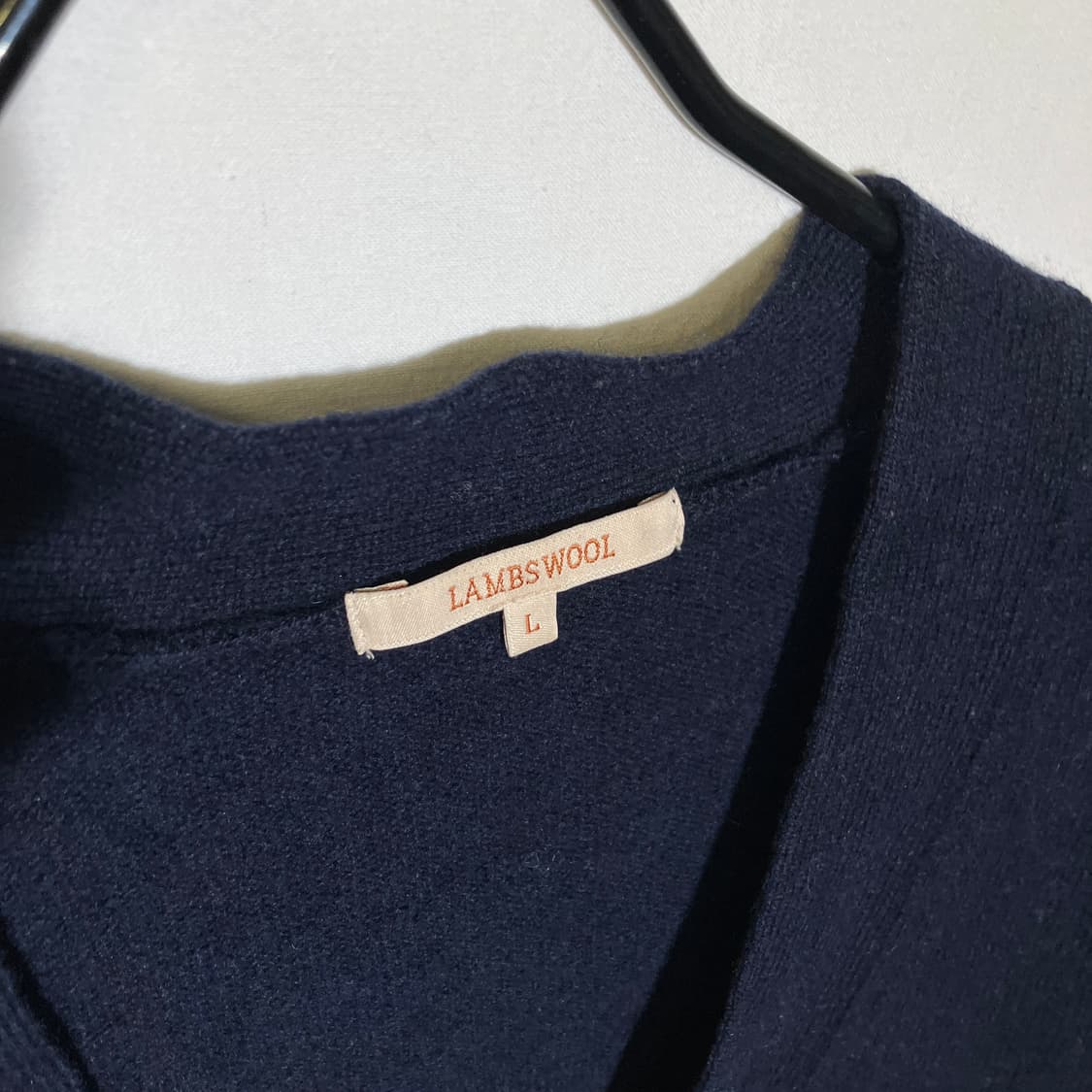 L)유니클로 램스울 울 100 니트 가디건 상품이미지3