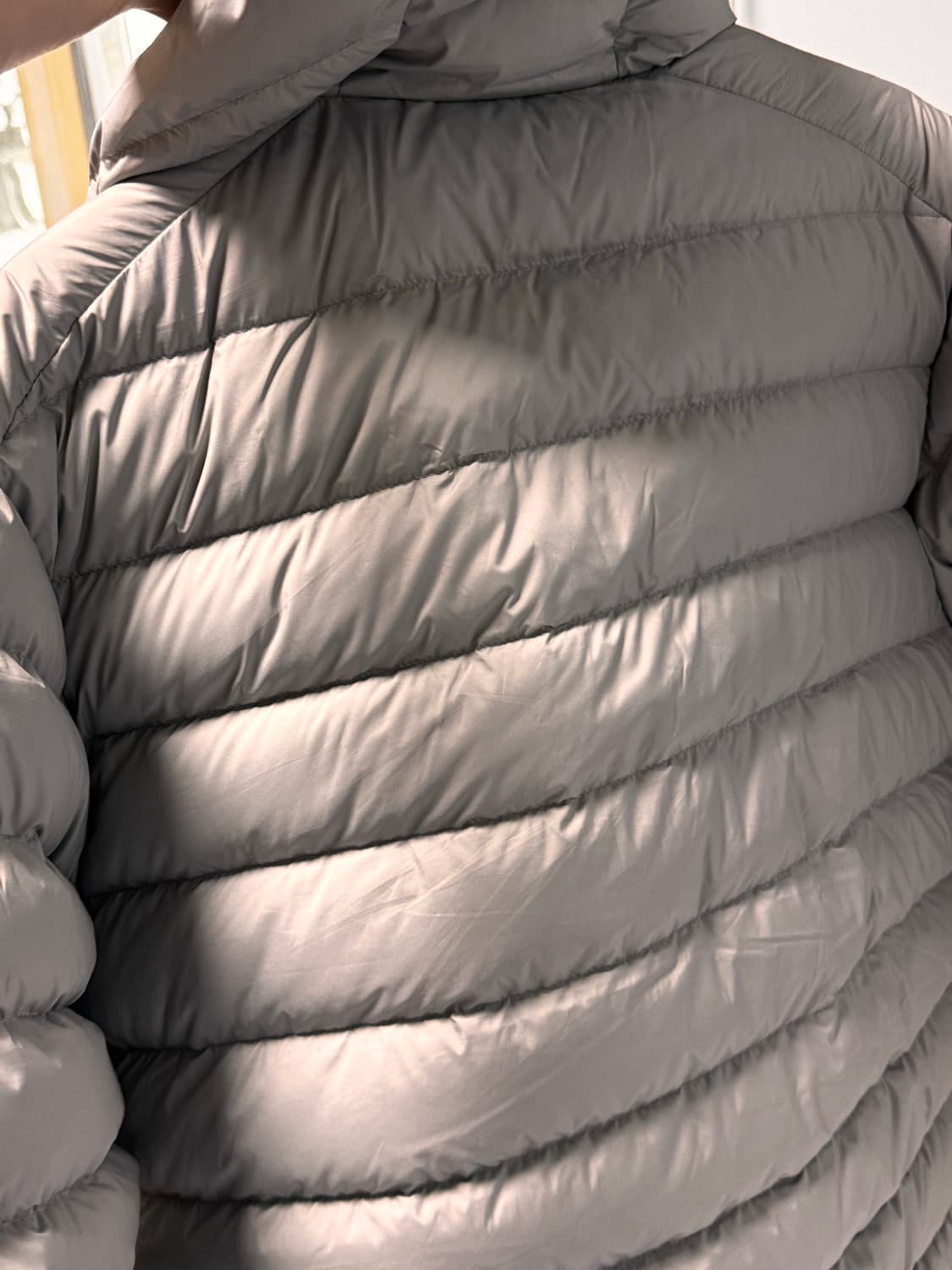 무신사 스탠다드 시티 레저 후디드 라이트 다운 재킷 [라이트 그레이] L 상품이미지5