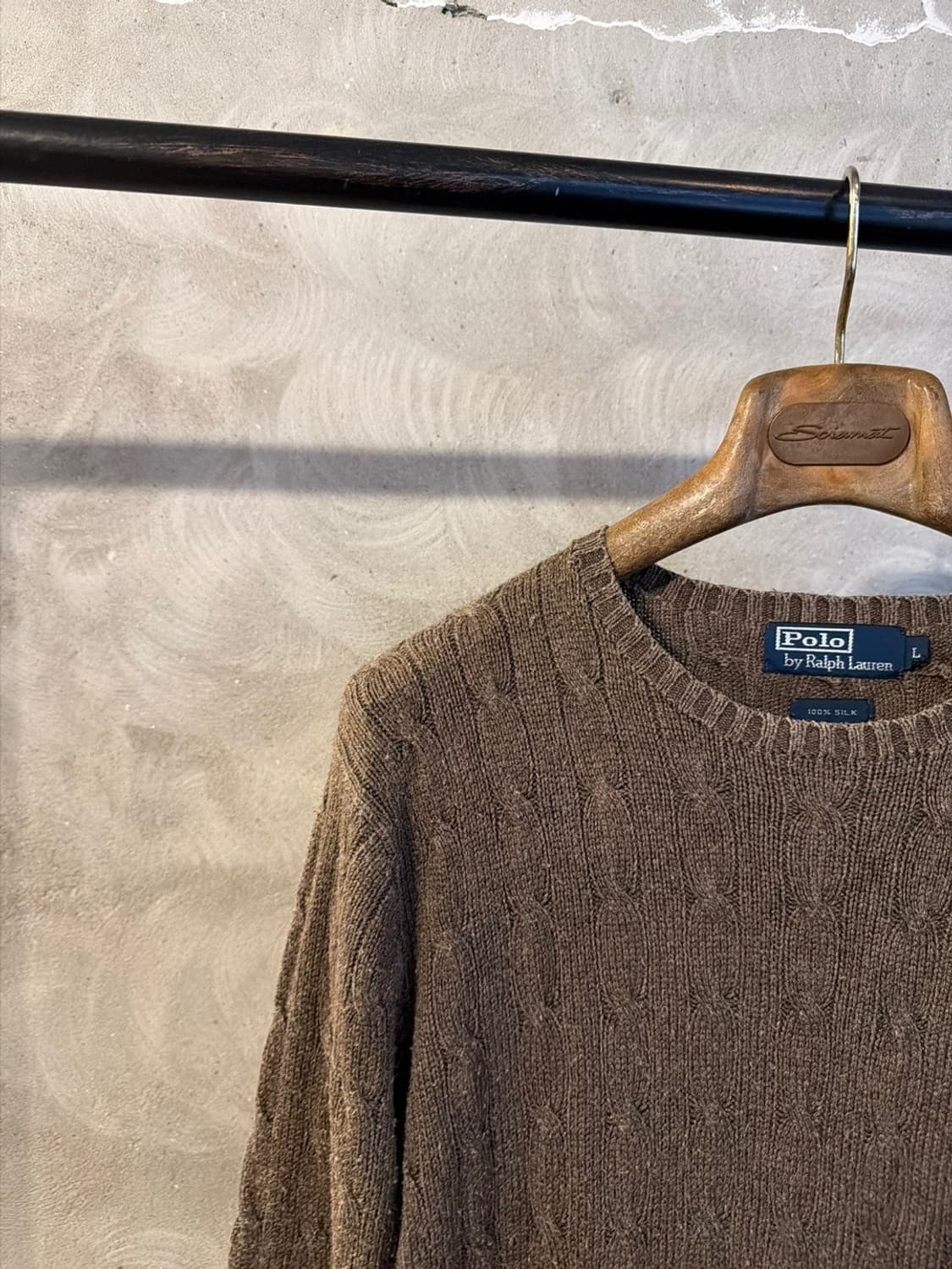 폴로 랄프로렌 100% 실크 케이블 니트 100~103 상품이미지2