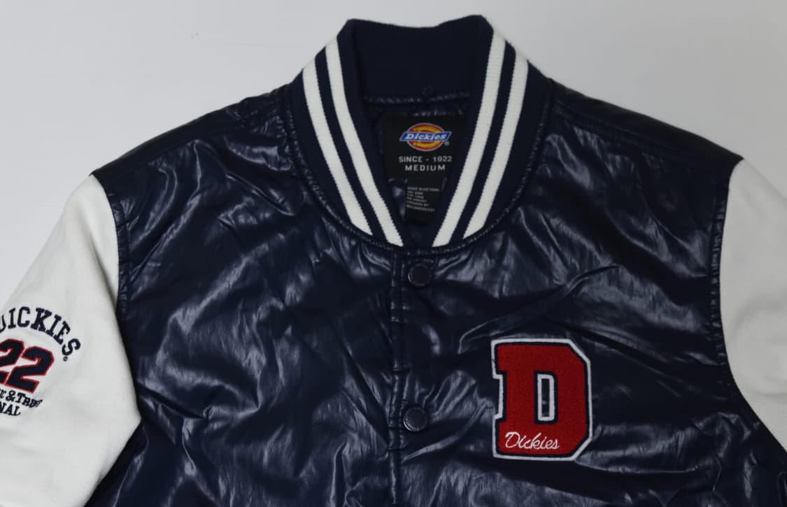  Dickies 야구 점퍼 네이비 M 95 상품이미지3