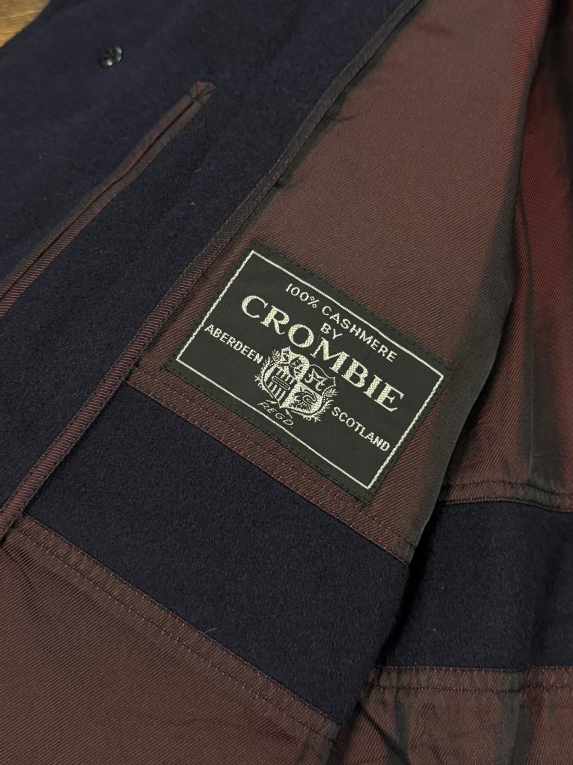 크롬비 캐시미어 래글런 코트 100 상품이미지9