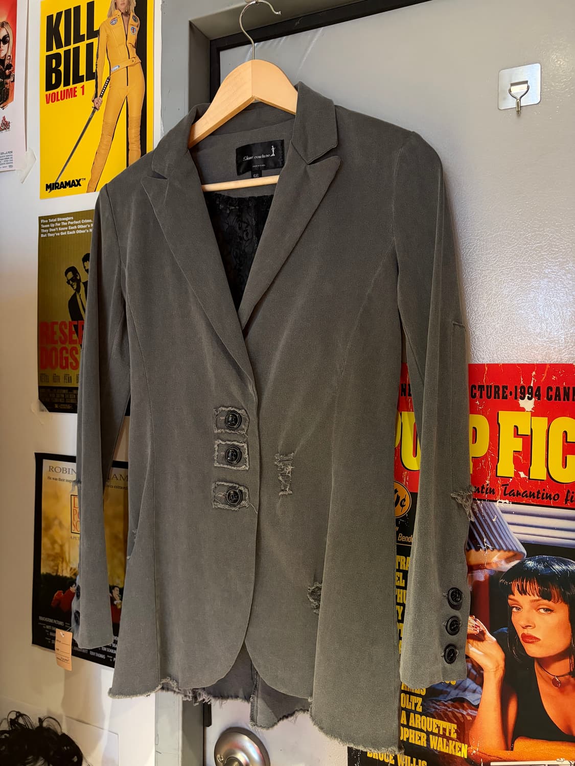 빈티지 디스트로이드 블레이저 자켓 상품이미지1