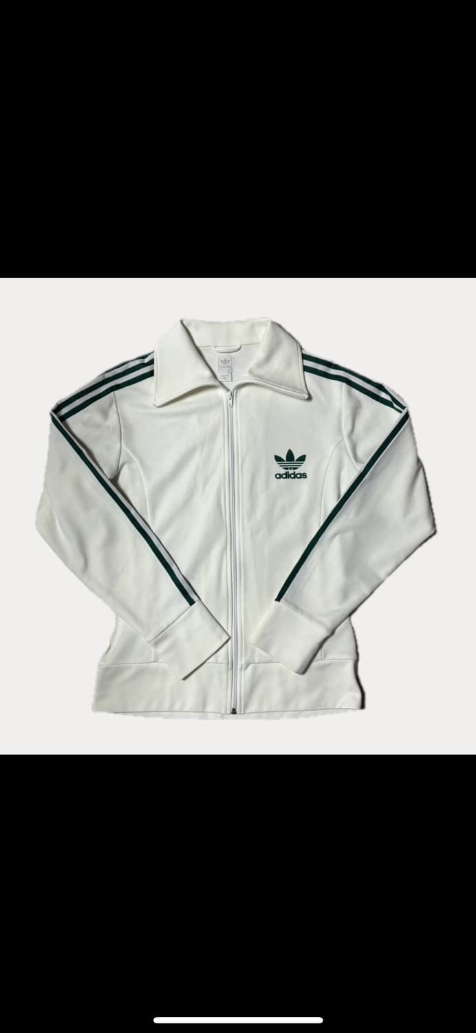 아디다스 흰초 화이트 그린 트랙탑 져지집업 105 상품이미지1