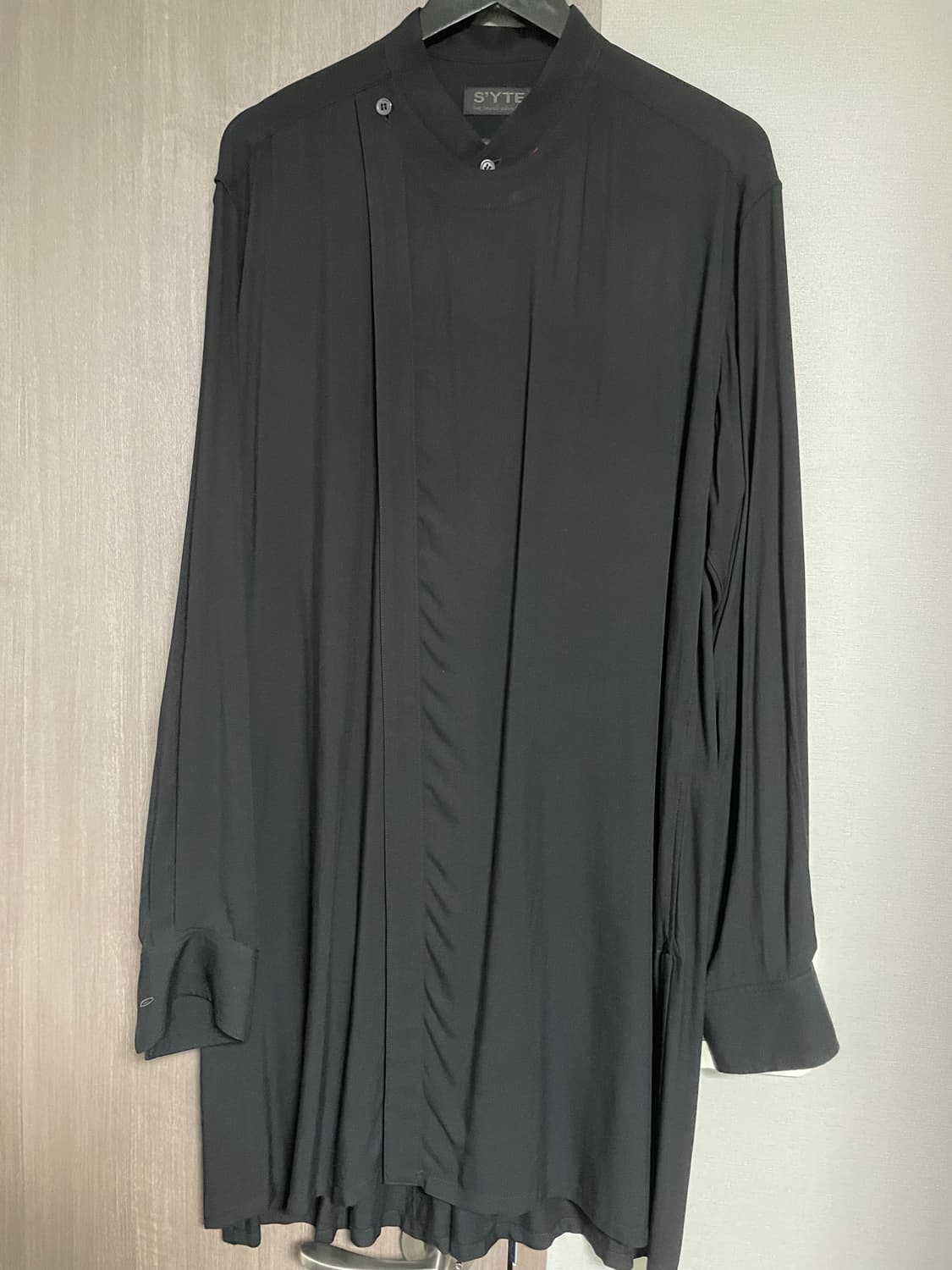 요지야마모토 syte 히든 하프레이어 롱셔츠 상품이미지1