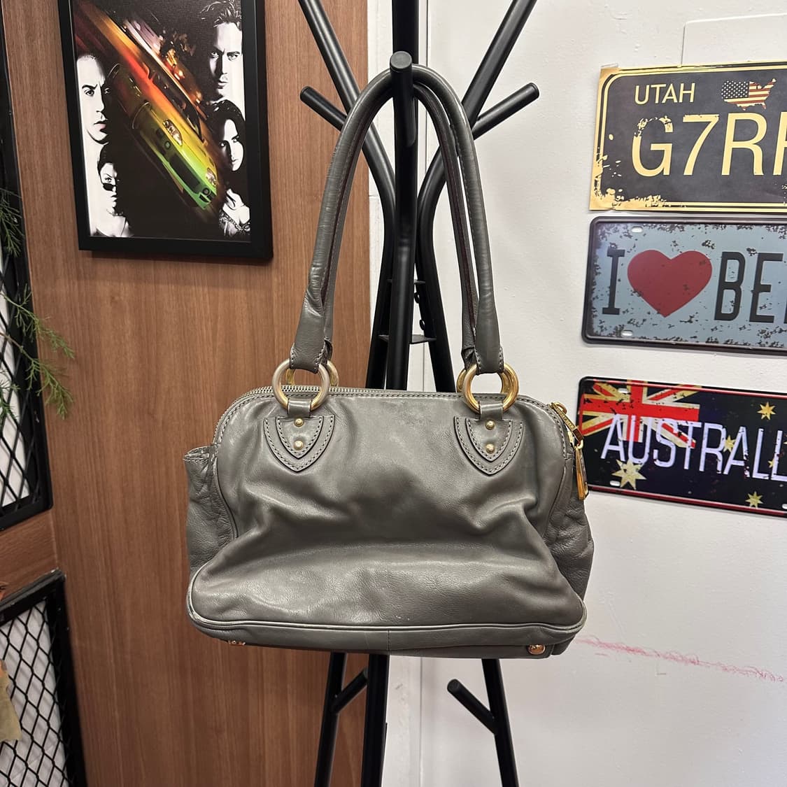 Marc Jacobs, Gray Leather Shoulder Bag  상품이미지6