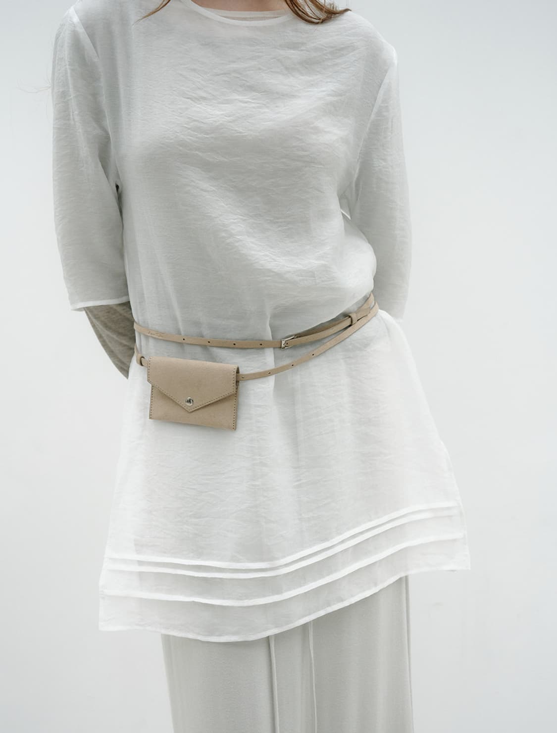 로우타이드 SUEDE LONG BELT BAG 상품이미지1