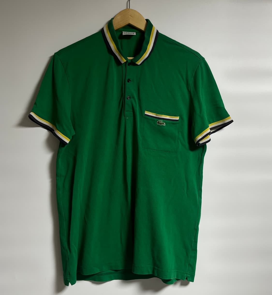 공용 라코스테 슬림핏 반팔 카라티셔츠 105 상품이미지1