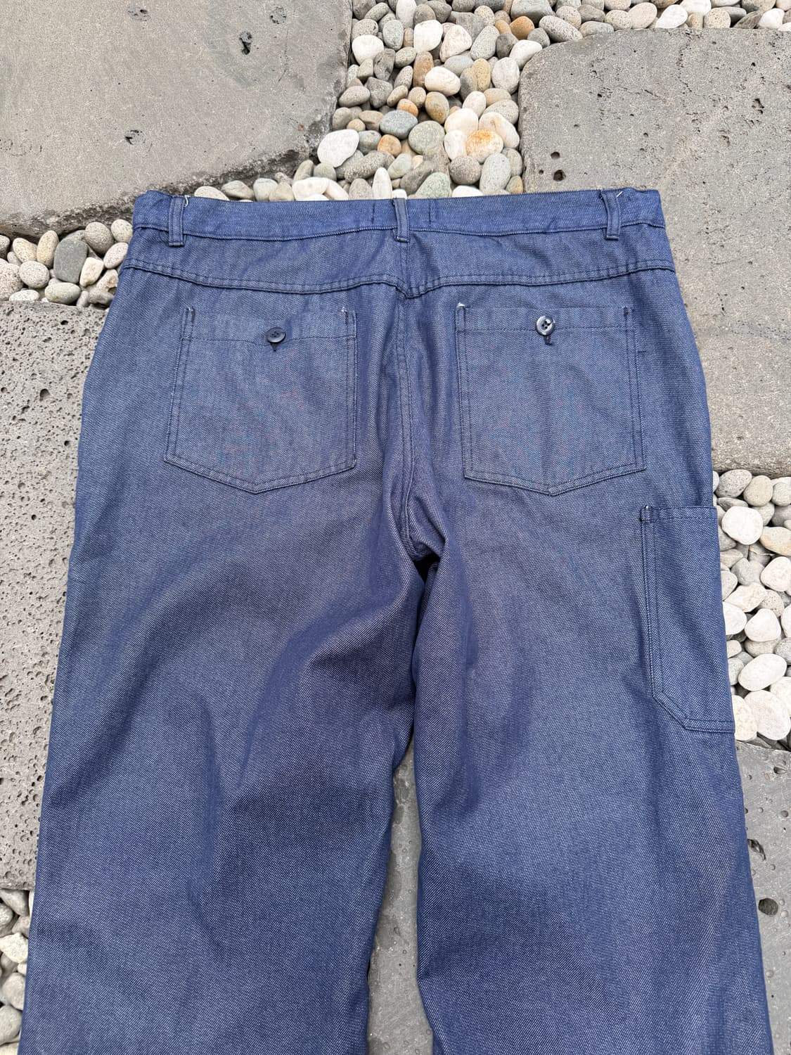90s VINTAGE WASHED BARBE BLEUE 데님프렌치워크팬츠 상품이미지7