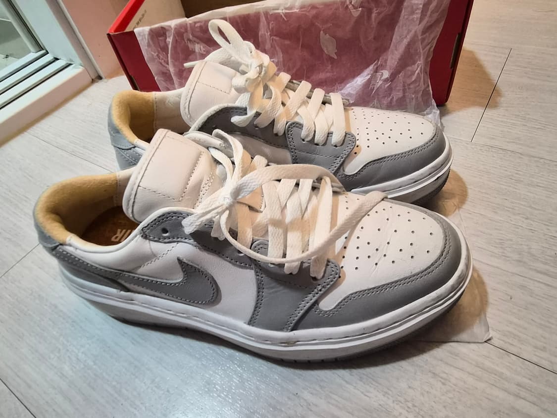 나이키 조던 1 엘리베이트 로우 울프그레이 상품이미지5