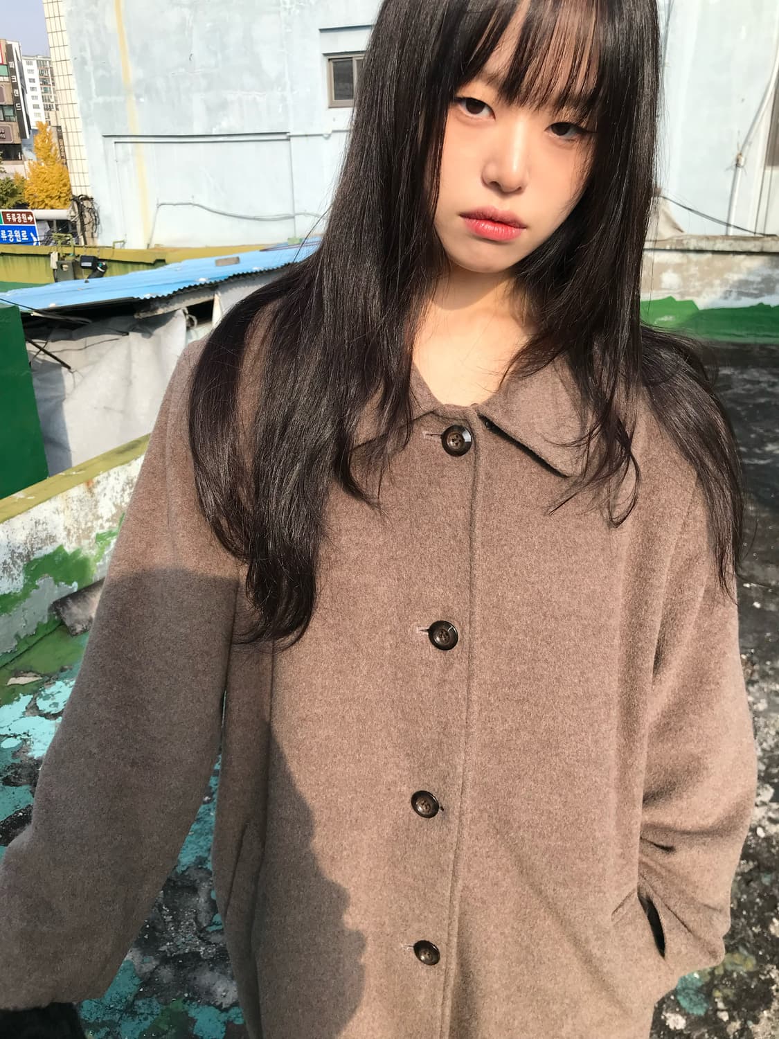 소프트 울 앙고라 블랜드 코트 상품이미지7