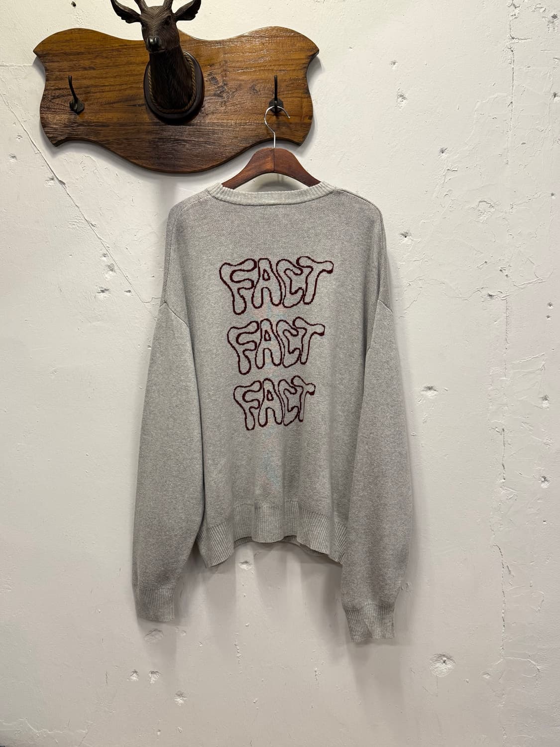 F) Skeleton Skate Knit Sweatshirt 상품이미지5