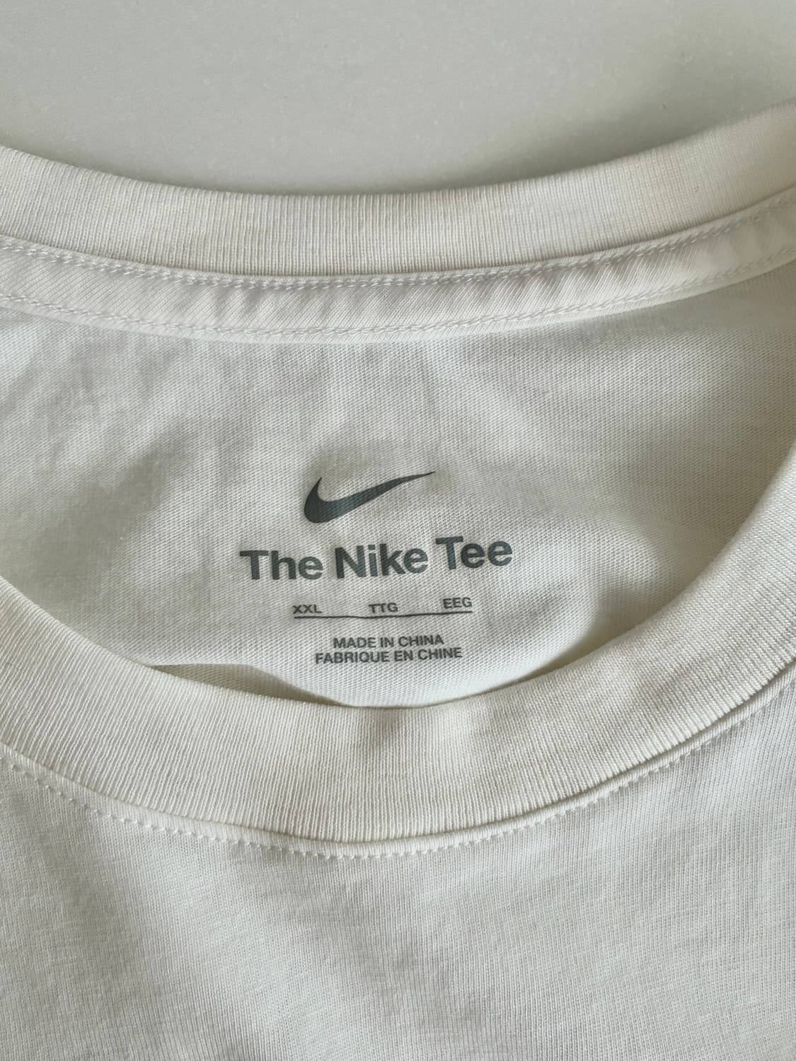 XXL) 나이키 테니스 코트 반팔 티셔츠 화이트 상품이미지4