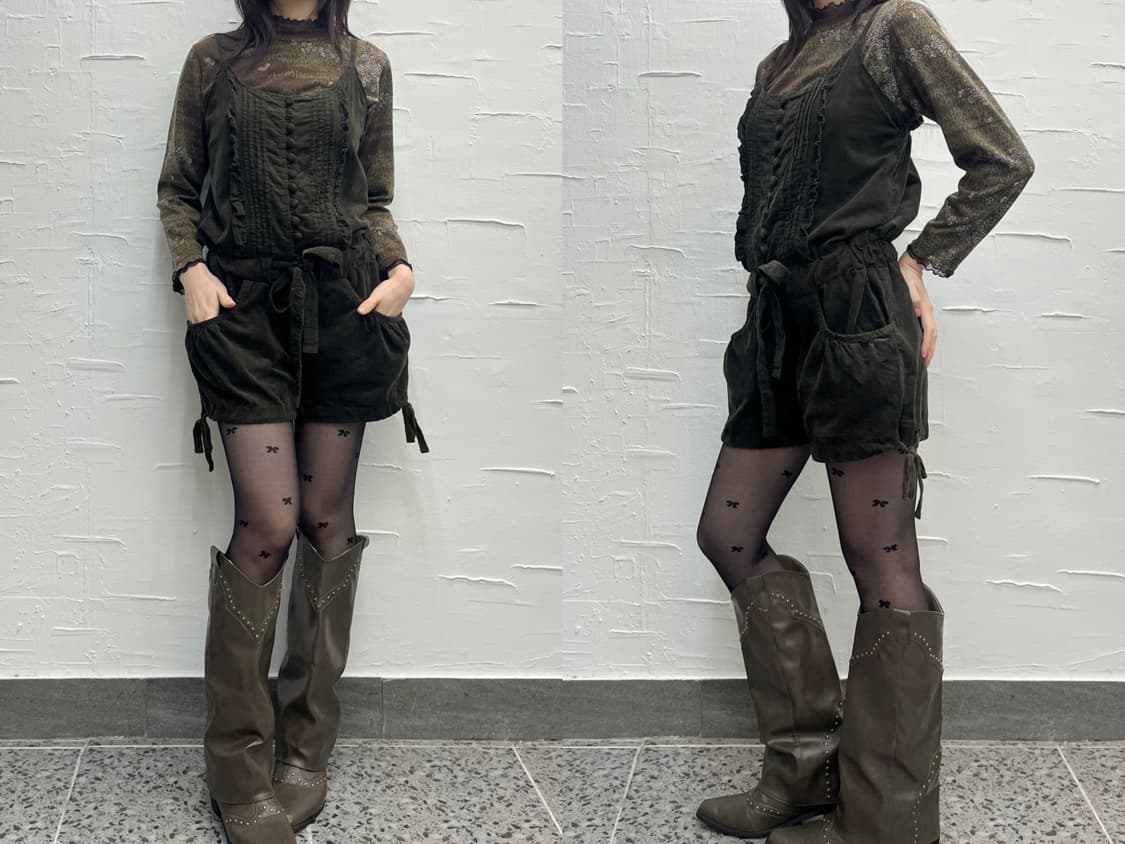 corduroy buttons jumpsuit 상품이미지1