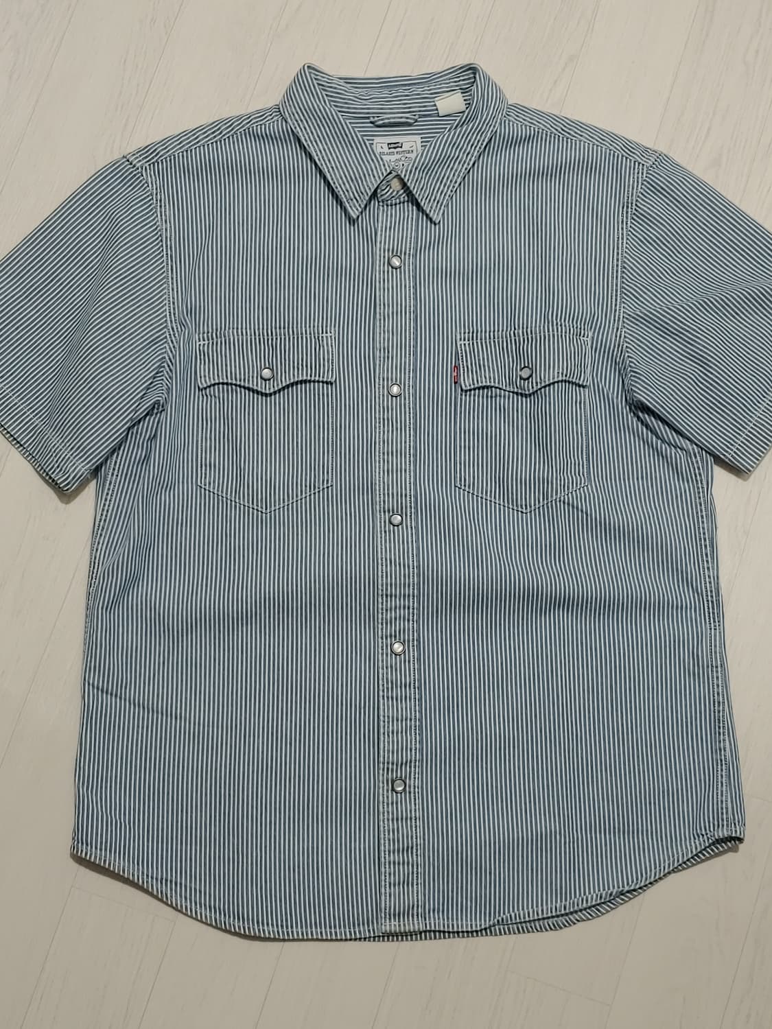 리바이스 웨스턴 반팔 셔츠 상품이미지2