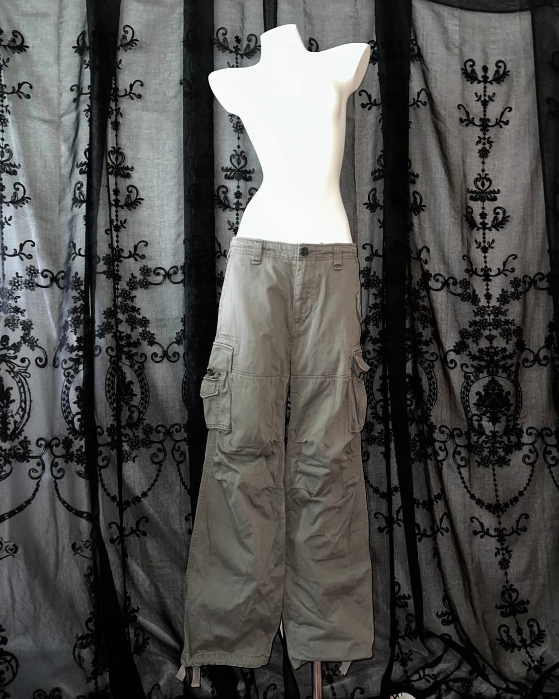 Brown khaki cargo pants 상품이미지1