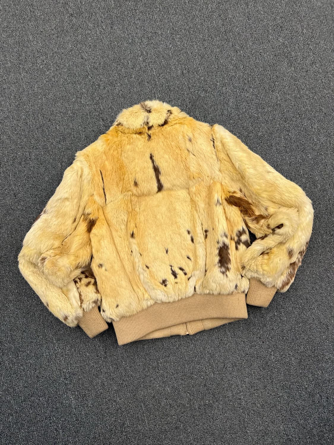 5)Dino Ricco 빈티지 니트 퍼 자켓 상품이미지4