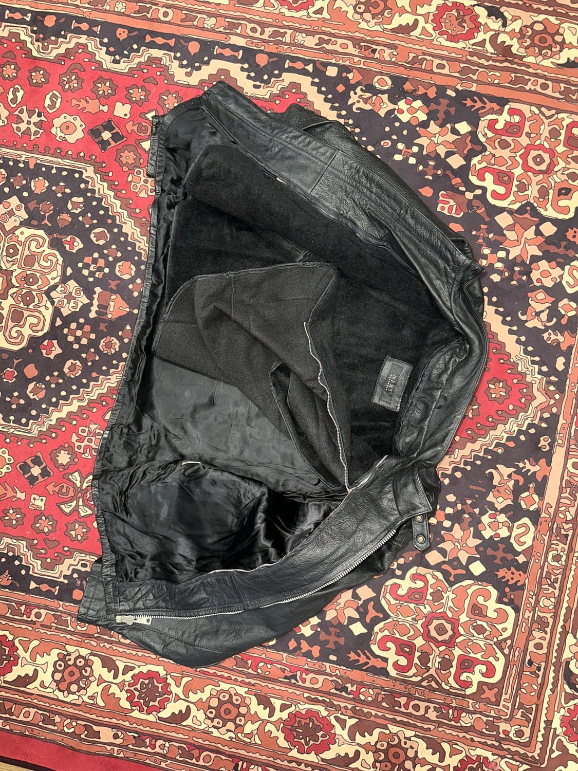 ( L-XL ) 바이커자켓 라이더자켓 레이싱자켓 봄버자켓 가죽자켓 상품이미지7