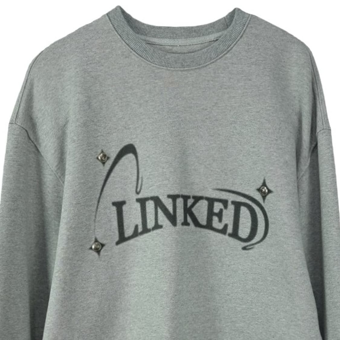 [본투윈] 그래픽 프린팅 오버핏 맨투맨 그레이 M19877 상품이미지4