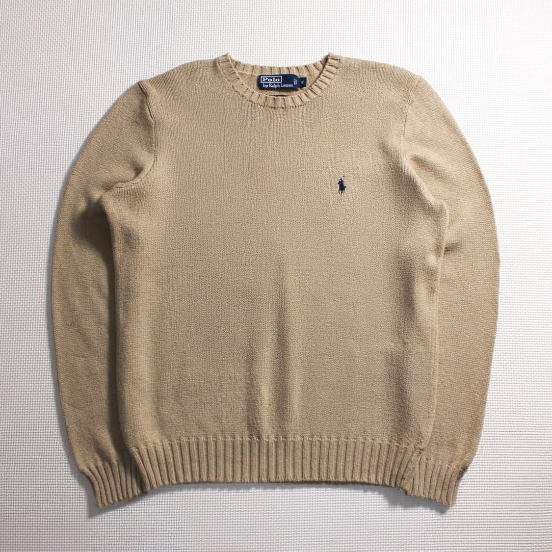 Polo 폴로 랄프로렌 베이지 라운드 니트 상품이미지1